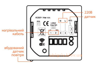 Схема підключення теплої підлоги