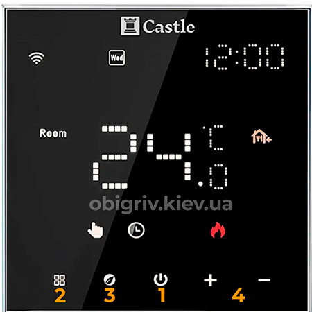 управління та налаштування терморегулятора теплої підлоги